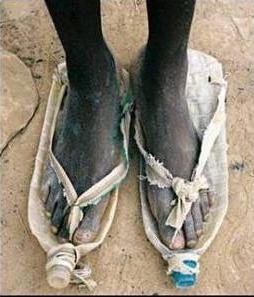 Wake Up Africa - Wake Up Africa - We cannot endure the heat from the ground, so we wear what we see.